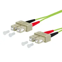 Metz CONNECT OpDAT Patchkabel, SC-D/SC-D OM5, 2 m