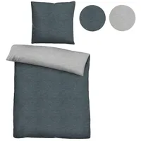 Castell Bettwäsche Jersey titanium (BL 135x200 cm) - grau
