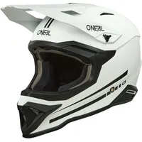 O'Neal ONeal 1SRS Solid S25, Motocrosshelm - Matt Weiß/Schwarz