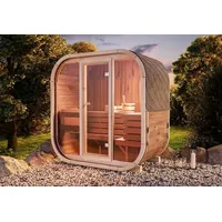FinnTherm Comfort Set Fasssauna Ellipso m Fasssauna 1 Sitzbänke