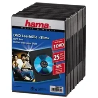 Hama DVD Slim Box 25, Black