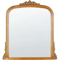 Beliani Wandspiegel SUSSEY 75 cm 78 cm Metall Gold