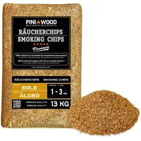 PINI 13 Kg Räucherchips Erle ohne Rinde 1-3 mm