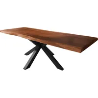 Ab:stil.art.moebel Baumkante 280 x 79 x 110 cm nussbaumfarben