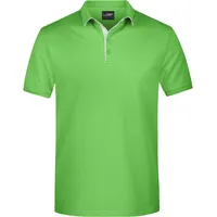 James & Nicholson Single Stripe - Farbe grün, weiß