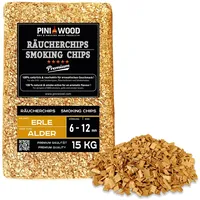 PINI 15 Kg Räucherchips Erle ohne Rinde 6-12 mm