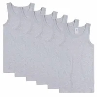 Sanetta Unterhemd 6er Pack in Grau 128