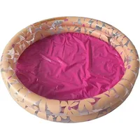 Swim Essentials Swimming Pool 100 cm Pink Blumen 100