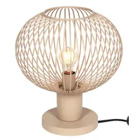 Trio Leuchten Tischleuchte Gila 565790166, Metall sandfarbig, exkl. 1x