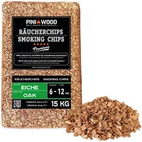 PINI 15 Kg Räucherchips Eiche 6-12 mm Smoking Chips