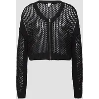 QS Strickjacke in schwarz, S