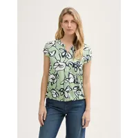 Tom Tailor 1045238 Kurzarm-bluse - Fresh Spring Floral Design