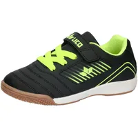 LICO Chaska VS Hallenturnschuhe, Schwarz/Lemon, 32 EU