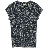 Tom Tailor Damen Bluse mit Muster, grün, Gemustert, Gr.