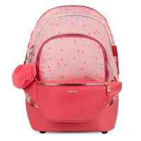 Belmil Premium 2-IN-1 Schultasche & Gürteltasche 2-teilig | "Rose