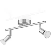 Ledscom.de Deckenleuchte LUNARA, zweiflammig inkl. je 450lm LED GU10