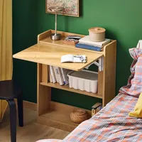 SoBuy Schreibtisch Computertisch mit Ablagen Kleiner Schreibtisch Arbeitstisch Bürotisch