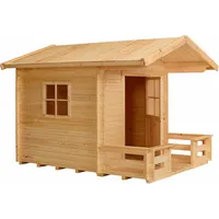 Plus Spielhaus m/Terrasse inkl. Dachpappe