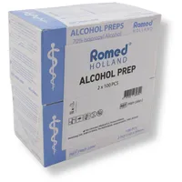 Romed Alkoholtupfer 65 x 30 mm, 2-lagig, Spar-Set 2