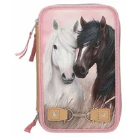 DEPESCHE 3-Fach Federtasche Dusty Rose