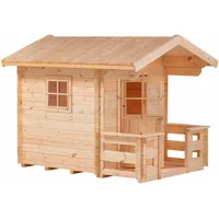Plus Spielhaus m/Terrasse inkl. Dachpappe