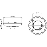 Beg Präsenzmelder KNX PD2N-KNXs-BA-UP