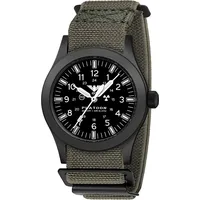 KHS Herrenuhr Platoon Solar Flex-Textilband Grau