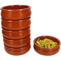 Mambocat 6x BERLIN Cazuela Schale bauchig Ø15,7cm Tonware Gr.