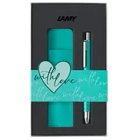 Lamy swift lagoon Tintenroller-Set türkis 0,5 mm, Schreibfarbe: blau,