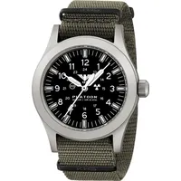 KHS PLASSF.NSGO Herren-Solaruhr Platoon Natoband Grau