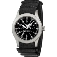 KHS PLASSF.DFB Herren-Armbanduhr Platoon Solar Stahl/Schwarz