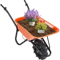 Vevor Schubkarre, 500 W angetriebener Mehrzweck-Gartenwagen, Kippkarre, 150 kg