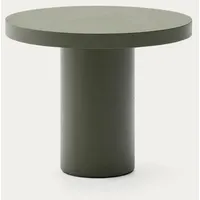 Kave Home Esstisch Aiguablava Ø 90 cm Zement Grün