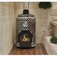 FinTec JONTE Holz-Saunaofen 16 kW holzbefeuerter Saunaofen mit BImSchV
