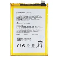 AccuCell Akku passend für OPPO A1K, Li-Polymer, 3,85V, 4000mAh,