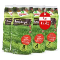 Höfer Chemie 4 x 5 kg verdurmax® Rasendünger Frühling