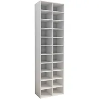 VCM Schuhregal HINSOL Weiß ca. 52x183x30 cm