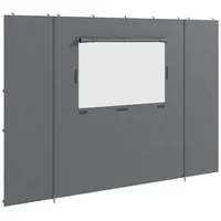 Outsunny Seitenteile für 2,95x2,95 m Pavillon Seitenwand mit Haken