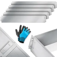 Kesser KESSER® Rasenkante Beeteinfassung Beetumrandung 5m 10m 15m 20m