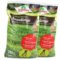 Höfer Chemie 2x 20 kg VERDURMAX® Rasendünger Frühling /