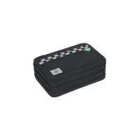 Lässig School Triple Pencil Case Slim black