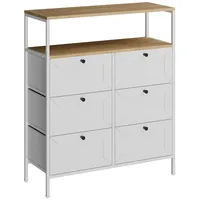 Vicco Kommode Belaro, Weiß, 80 x 95 cm 6