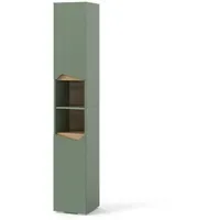 Vicco Marelle Hochschrank 30 x 180 cm Grün/Artisan Spanplatte