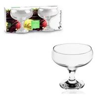 Pasabahce 6er Eisbecher 200ml Schale Dessertbecher Eisgläser Sorbet Nachtisch