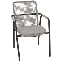 Siena Garden Repton Stapelsessel Aluminium/Rope Taupe