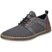 Rieker Herren B5252 Slipper, Grau, 45 EU
