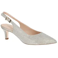 Peter Kaiser Slingpumps in silber, | Gr.: 39