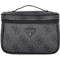 GUESS Kosmetiktasche Toiletry Train Case Coal Logo