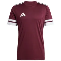 Adidas Herren SQUADRA25 Jersey Short Sleeve, Team Maroon 2/White,