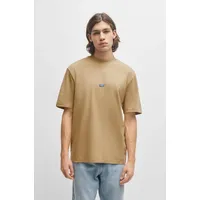 HUGO BOSS T-Shirt mit Label-Detail, Beige, L